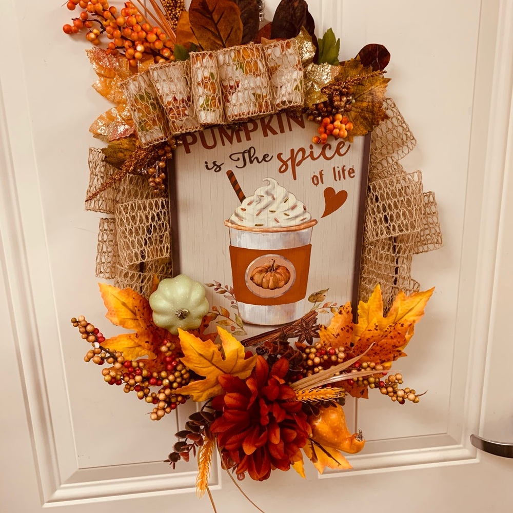 SOLD!!!Handmade Fall Wreath